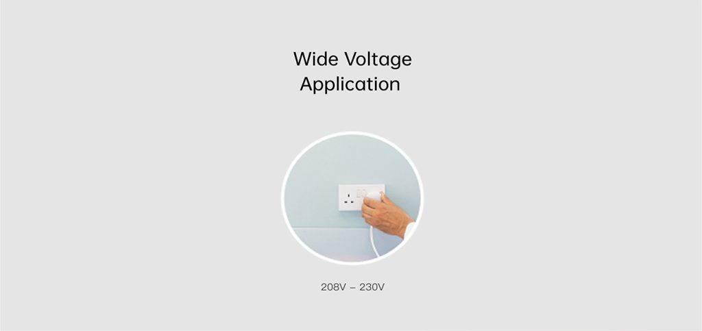 Wide Voltage Application